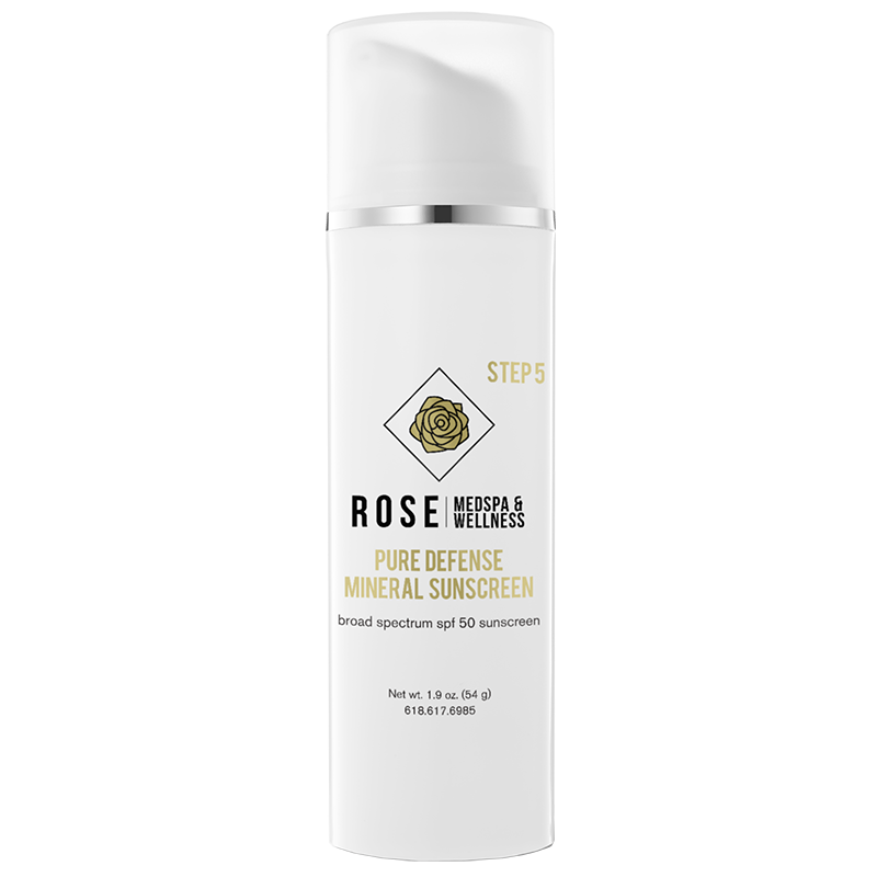 Mineral Sunscreen, Product of Rose MedSpas and Wellness